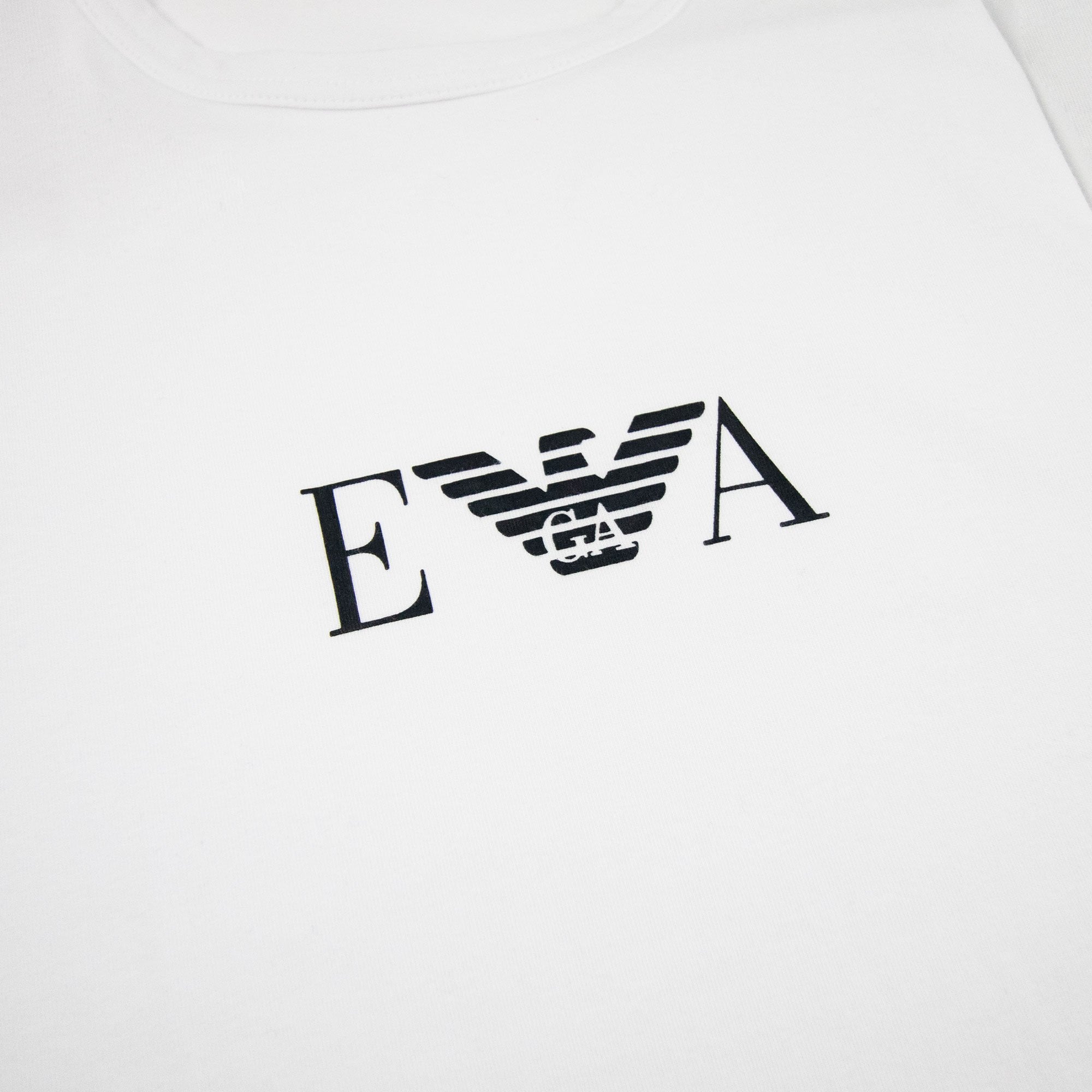 Emporio Armani Crew Neck Short Sleeve T-shirt White