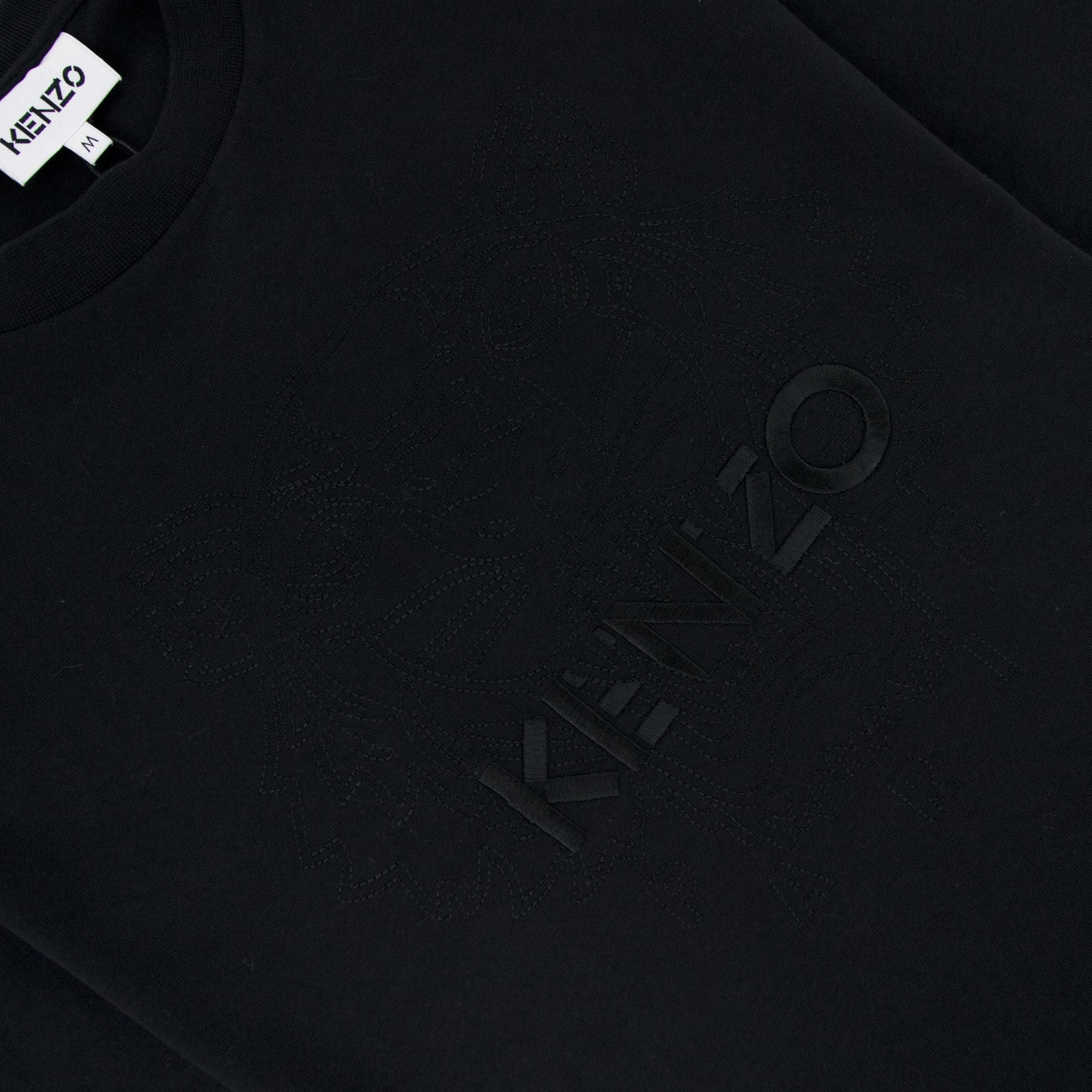 Kenzo Embossed Logo Tiger T Shirt Black 99