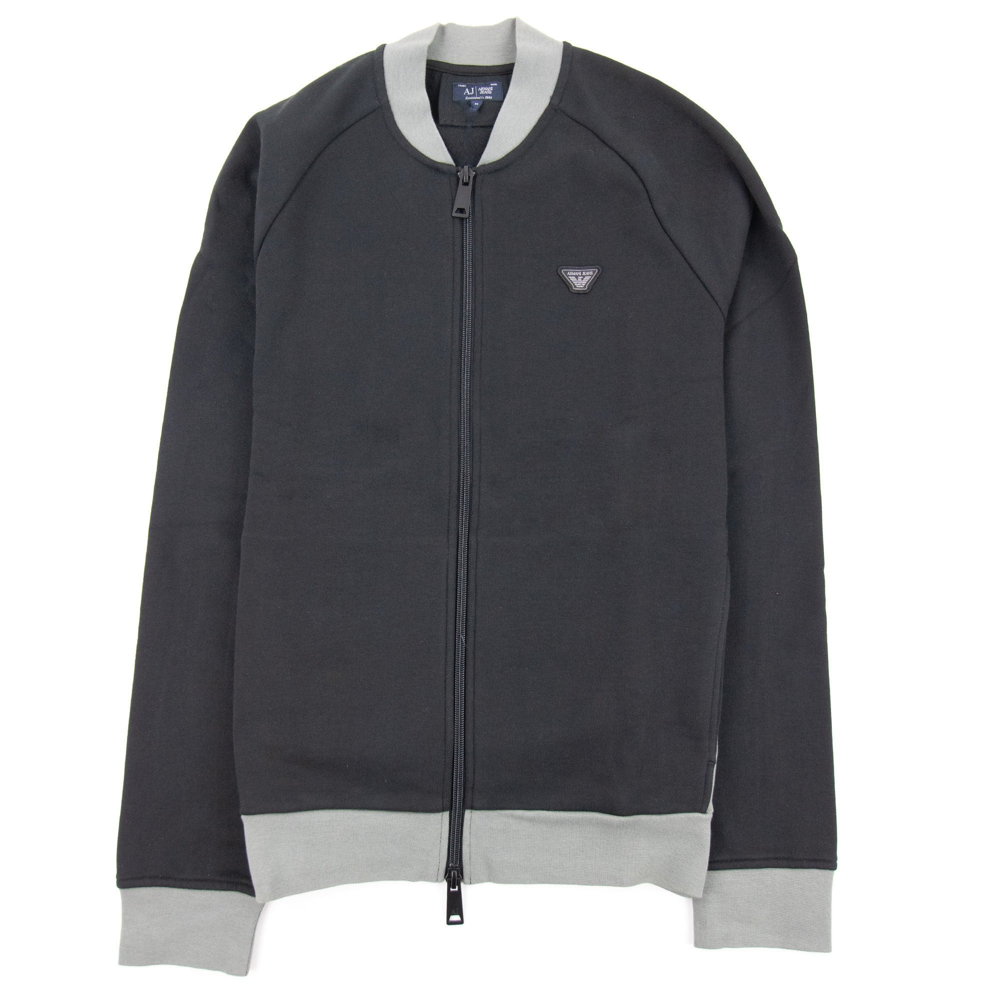 Armani Jeans Eagle Logo Bomber Jacket Black