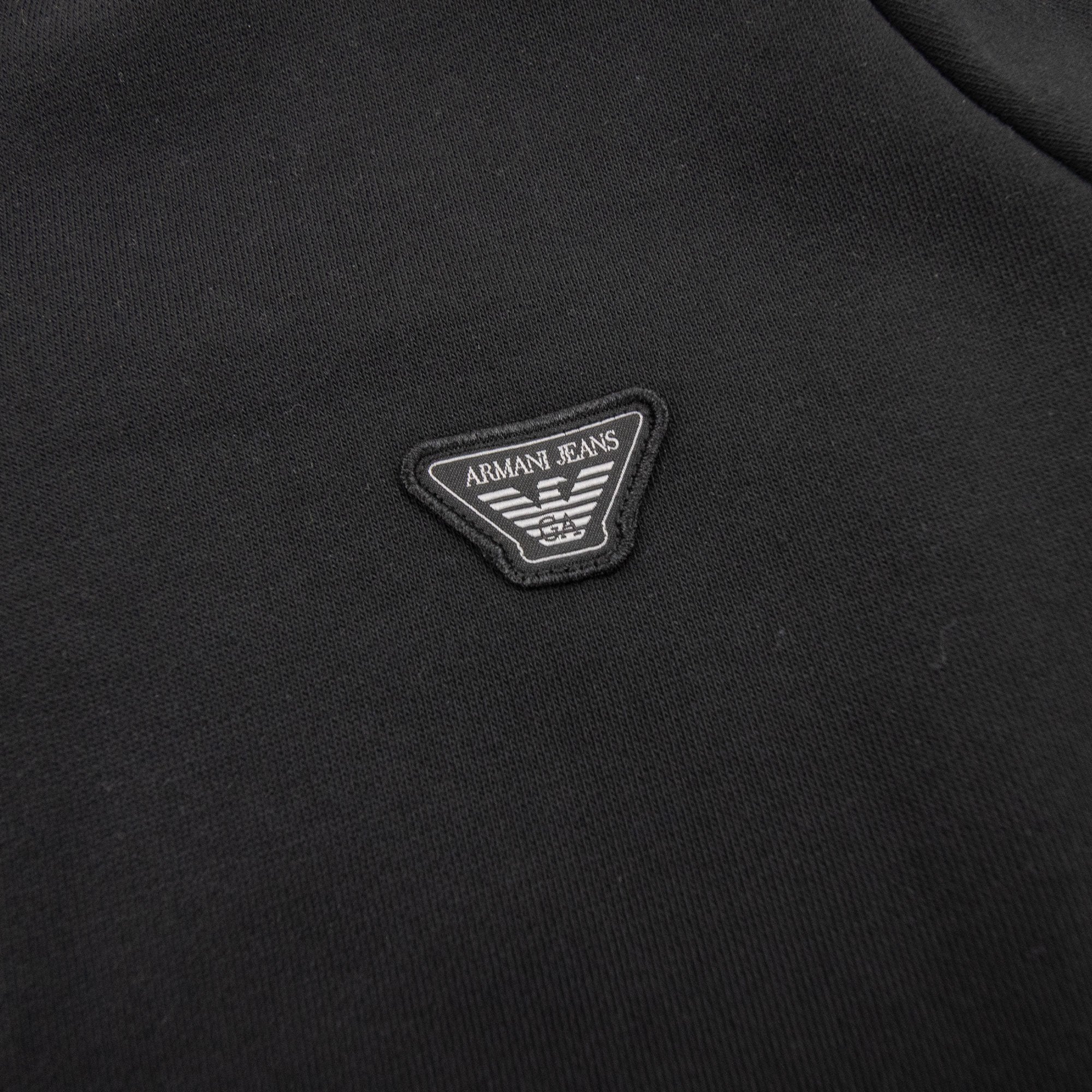 Armani Jeans Eagle Logo Bomber Jacket Black
