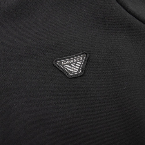Armani Jeans Eagle Logo Bomber Jacket Black
