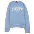 Dsquared2 64/95 Logo Crew Neck Sweatshirt Sky Blue