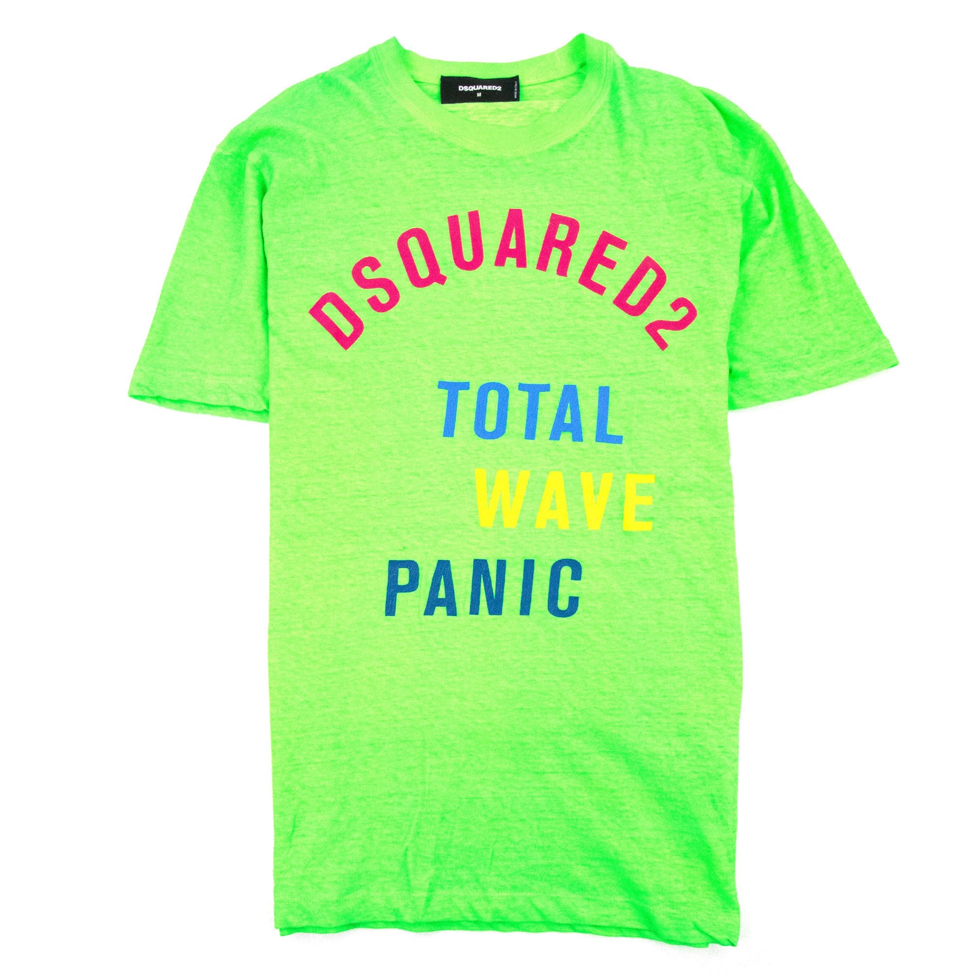 Dsquared2 Total Wave Logo T Shirt Green
