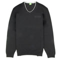 Hugo Boss V Neck Knitted Sweatshirt Black