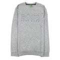 Hugo Boss Rubber Logo Crewneck Sweatshirt Grey 059