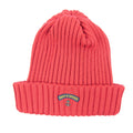 Paul And Shark Logo Ribbed Knitted Hat Red SA30