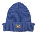 Paul And Shark Beanie Square Badge Royal Blue SA30