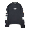 Kenzo Lightweight L/s Crewneck Sweatshirt Black SA30