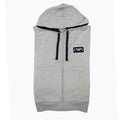 Ea7 Ea Logo Sleeveless Hoodied Sweatshirt Light Grey