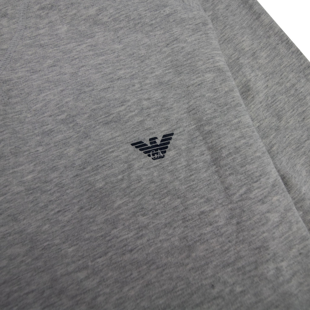 Emporio Armani Eagle Logo Light Fleece Sweatshirt Light Grey SA30