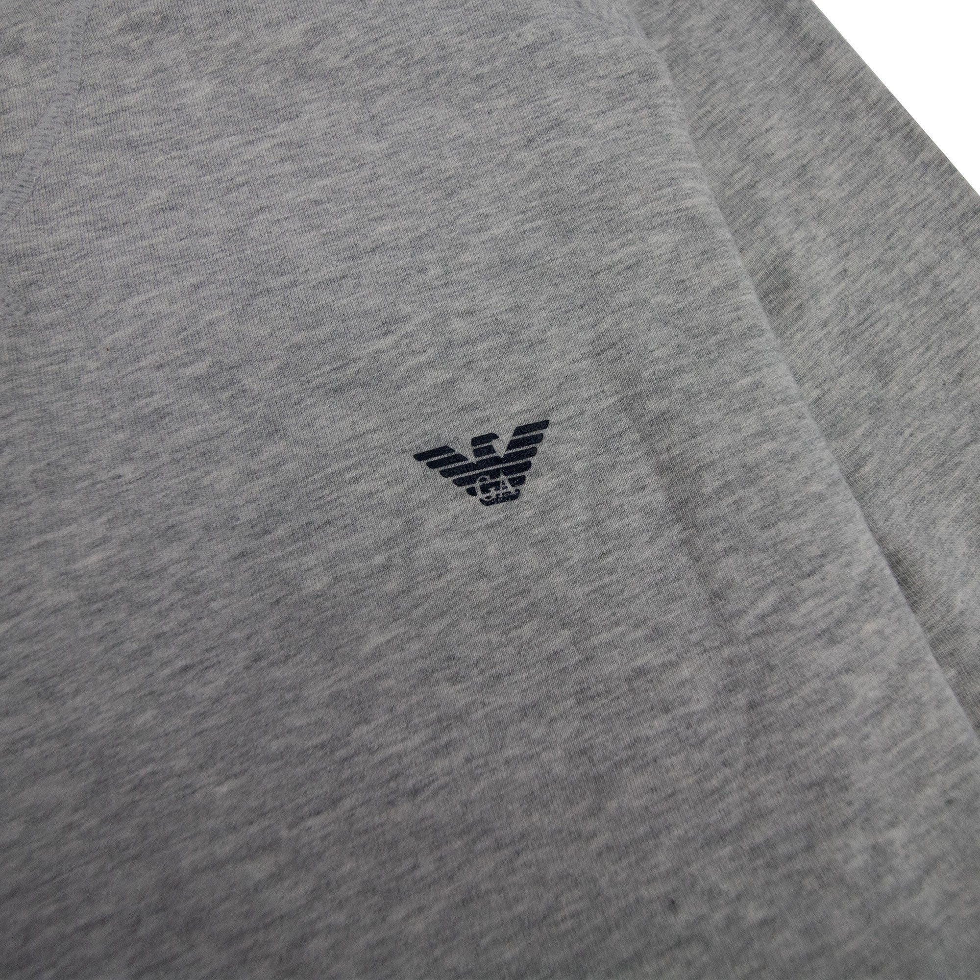 Emporio Armani Eagle Logo Light Fleece Sweatshirt Light Grey SA30