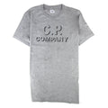 Cp Company Broken Logo L/s T Shirt Grey M93 SA30