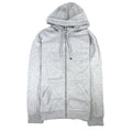 Hugo Boss Saggy Zip Up Hoodied Sweatshirt Grey 059 SA30