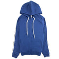 Moschino Underwear Arm Tape Logo Zip Up Hoody Blue