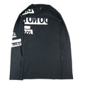 Alexander Mcqueen Chaos Logo Print L/s T Shirt Black SA30