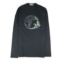 Versace Collection Reflective Medusa Logo L/s T Shirt Black SA30