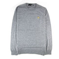 Love Moschino Gold Peace Logo Knit Sweater Grey SA30