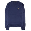 Love Moschino Gold Peace Logo Knit Sweat Navy Blue SA30