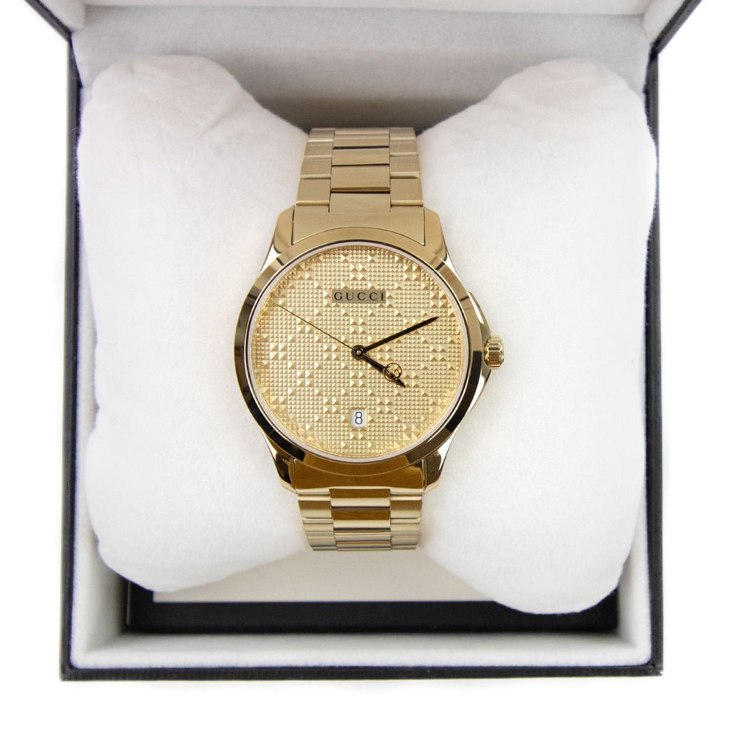 Gucci G-timeless Patterned Dial Bracelet Watch