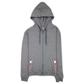 Moschino Underwear Pocket Tape Logo Hoody Dark Grey