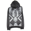 Versace Jeans Geometric Hoodied Sweatshirt Black