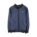 EA7 Junior Logo Shield Bomber Jacket Blue