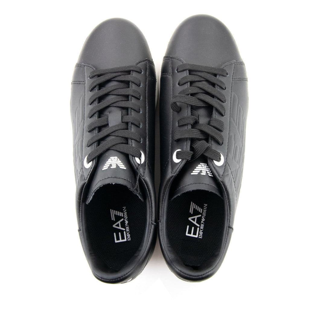 Ea7 New Classic Leather Trainer Black/white