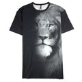 Versace Versus Lion Fade Crewneck T Shirt Black