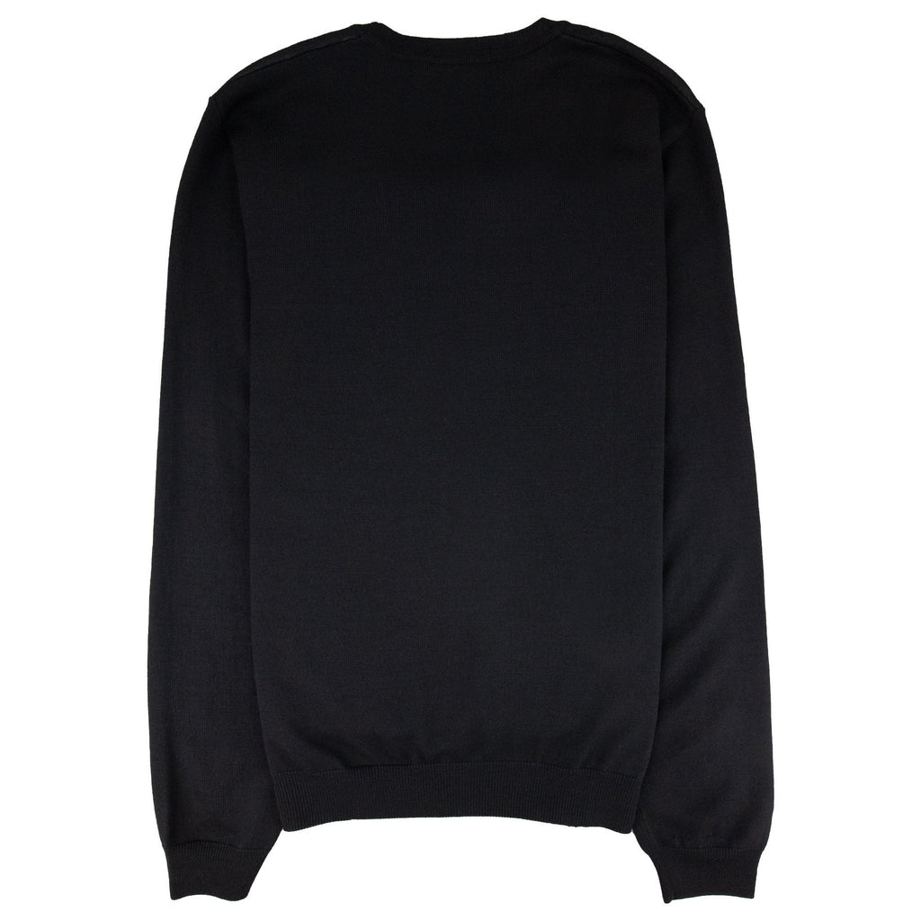 Versace Collection Fantasia Medusa Knitted Jumper Black