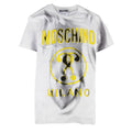 Moschino Couture Double Question Mark Milano T Shirt White