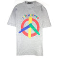 Love Moschino Peace Sign Logo T Shirt Grey B588