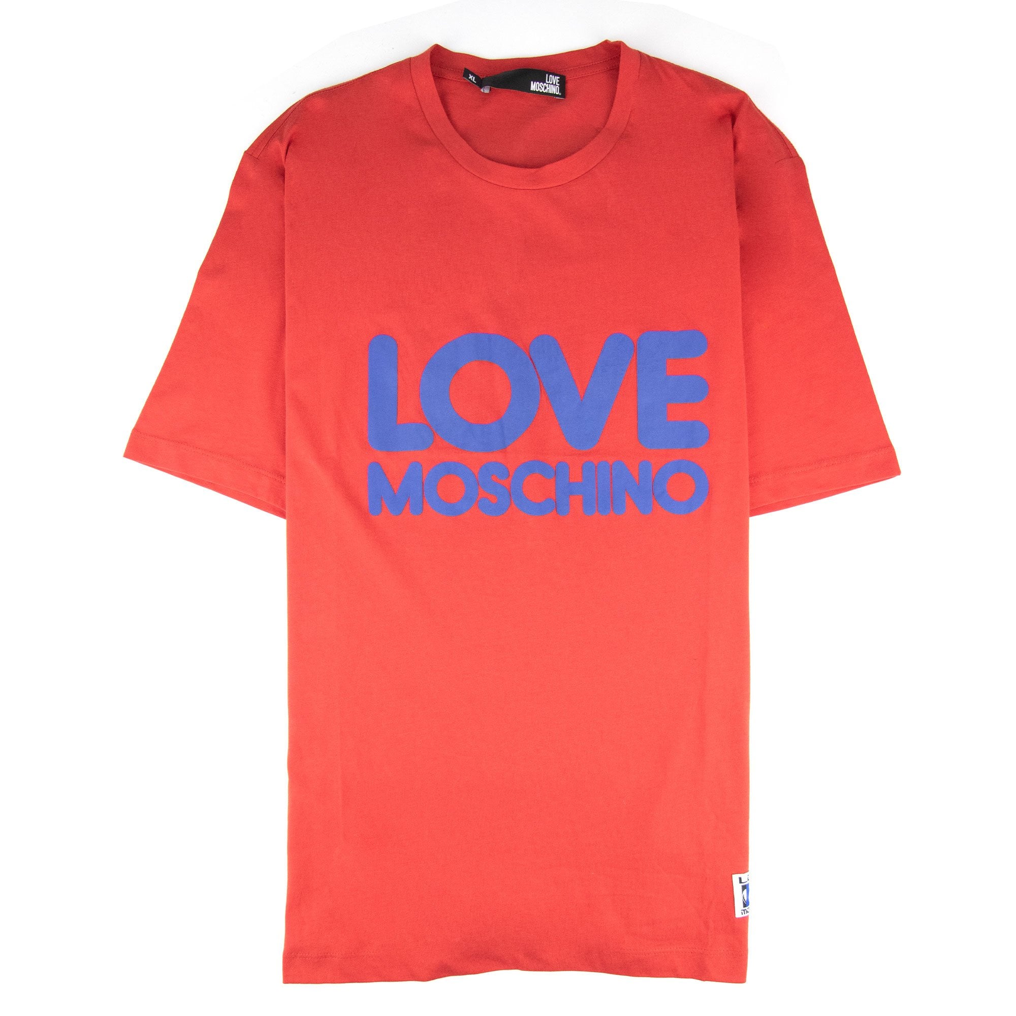 Love Moschino Printed Logo T Shirt Red