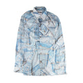 Moschino Couture All Over Jeans Printed Shirt Dark Denim