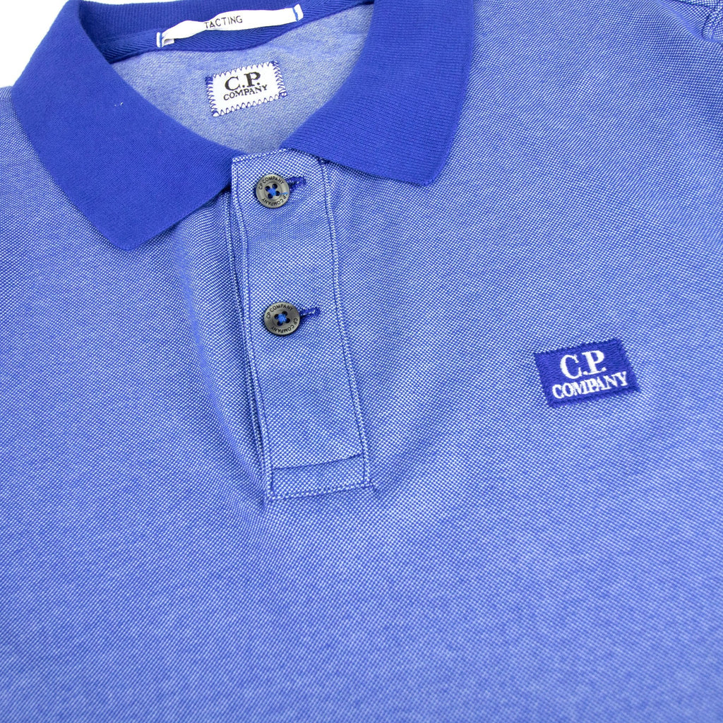 CP Company Tacting Short Sleeve Polo Elec Blue