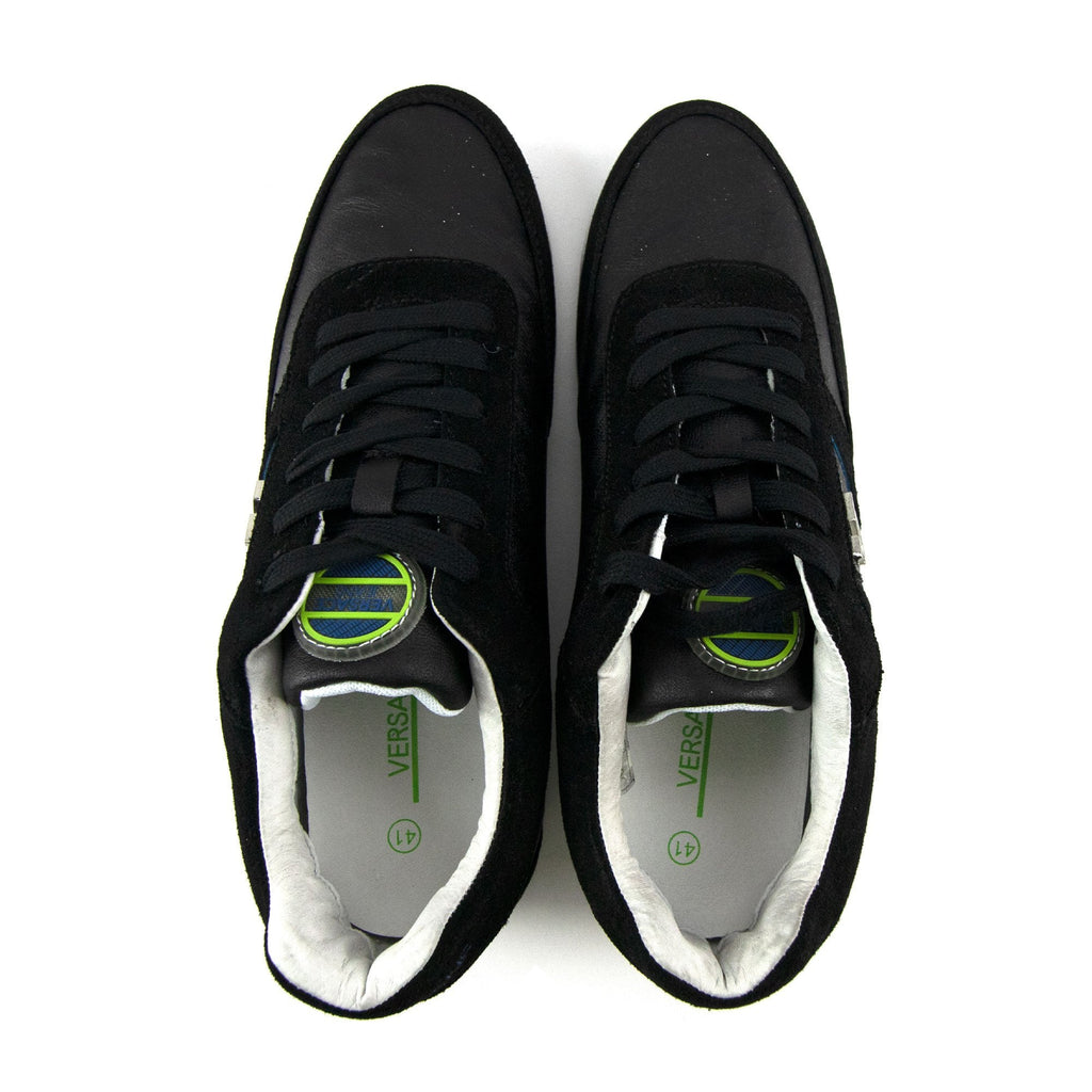 Versace Jeans Vj Logo Casual Sport Trainers Black