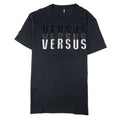 Versace Versus Gradient Logo T Shirt Black