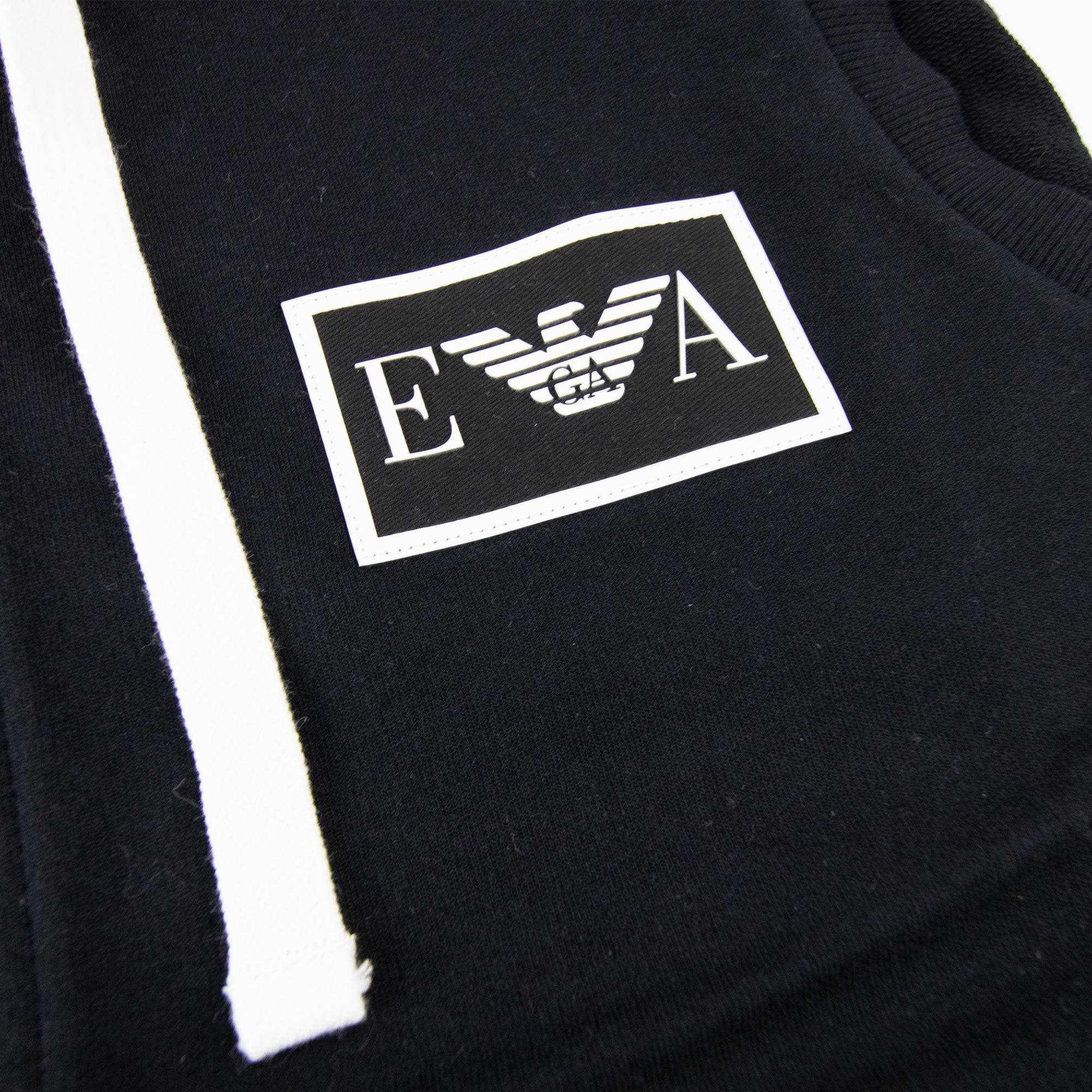 Emporio Armani Ea Sleevless Hooded Sweater Black