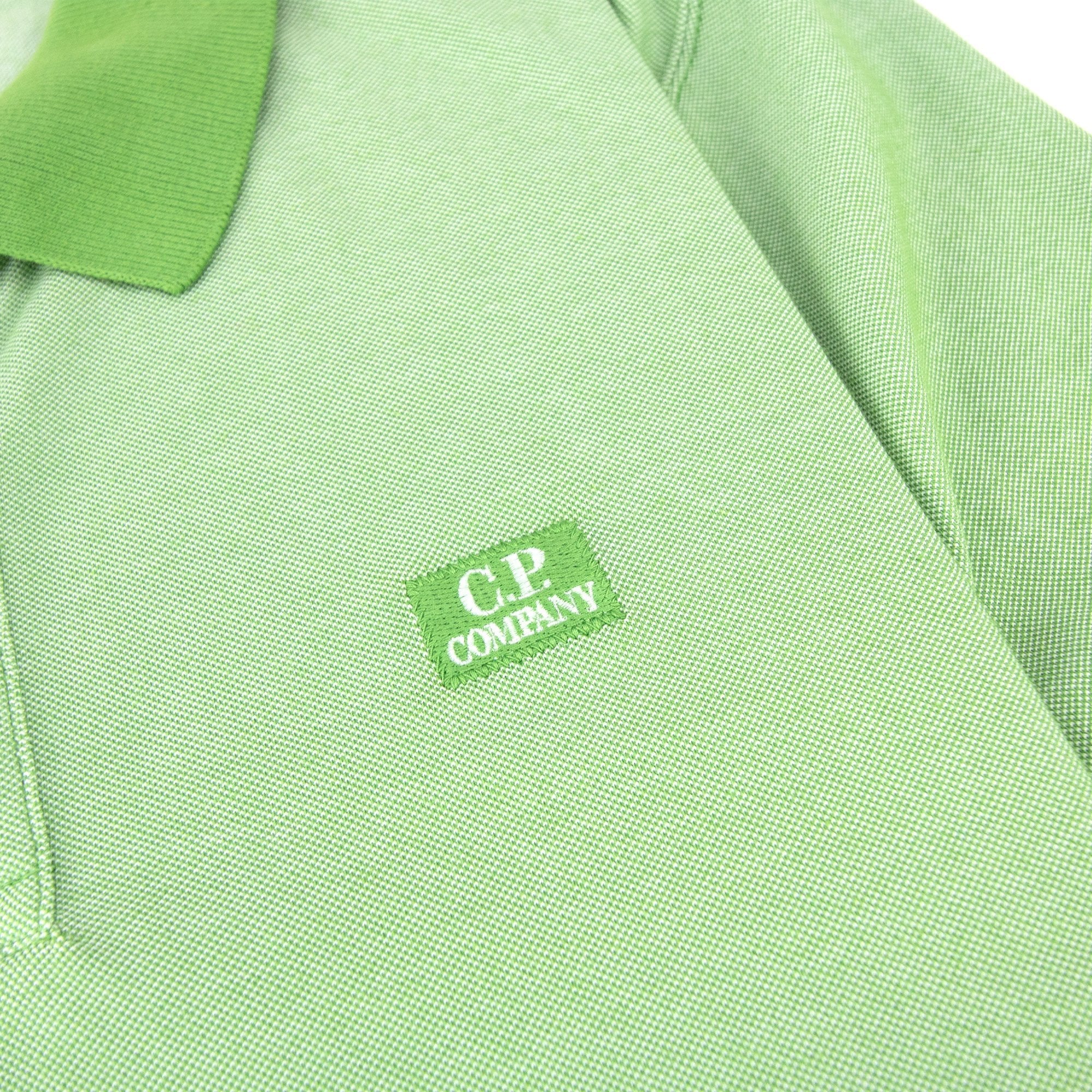 CP Company Tacting Short Sleeve Polo Dark Green
