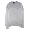 Armani Jeans Eagle Patch Logo Sweatshirt Grey Melange