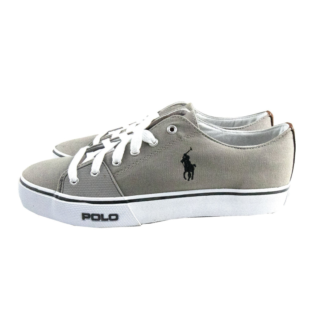 Polo Ralph Lauren Cantor Low Canvas Trainer Grey