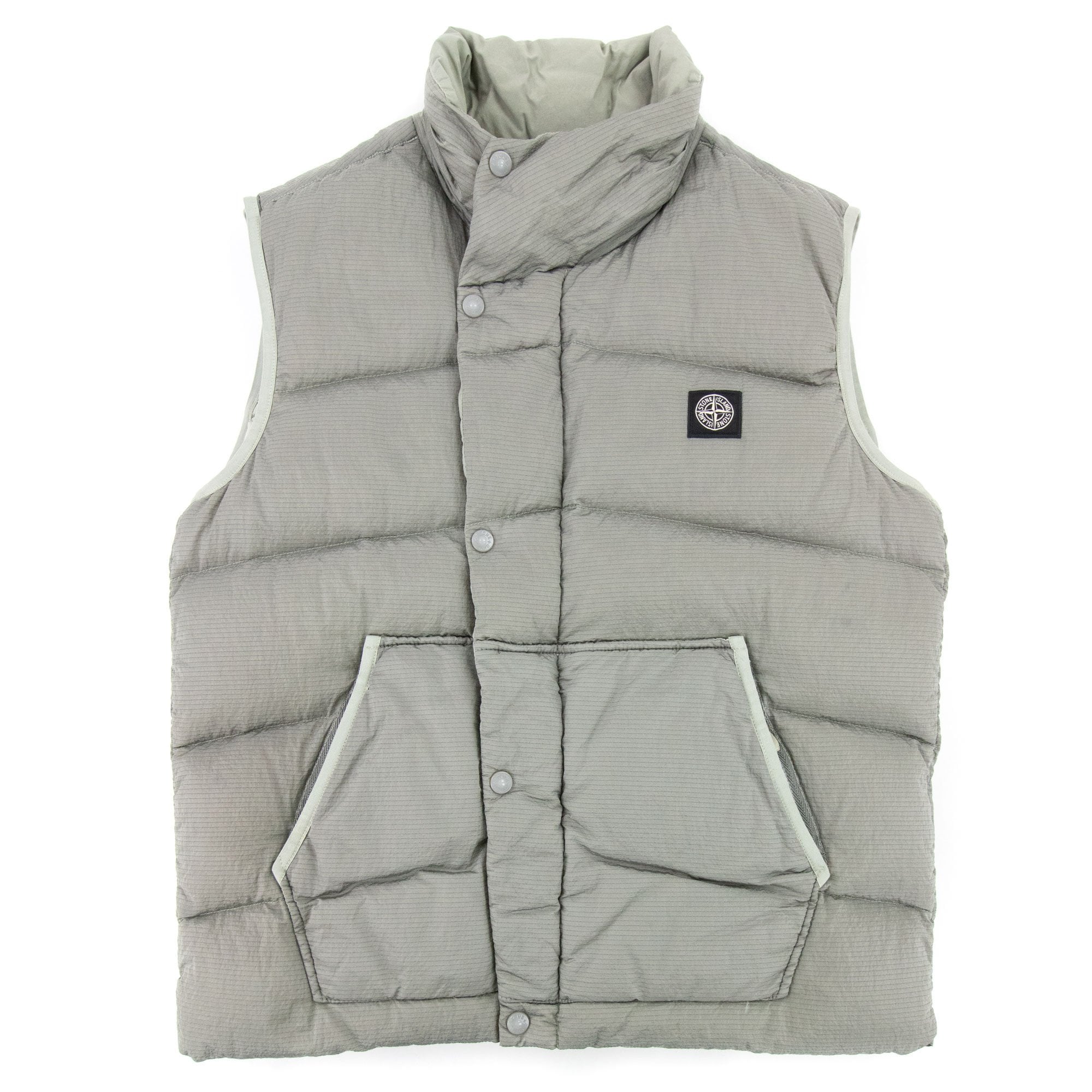 Stone Island Nylon Metal Ripstop Down Vest Grey | ONU – Onu