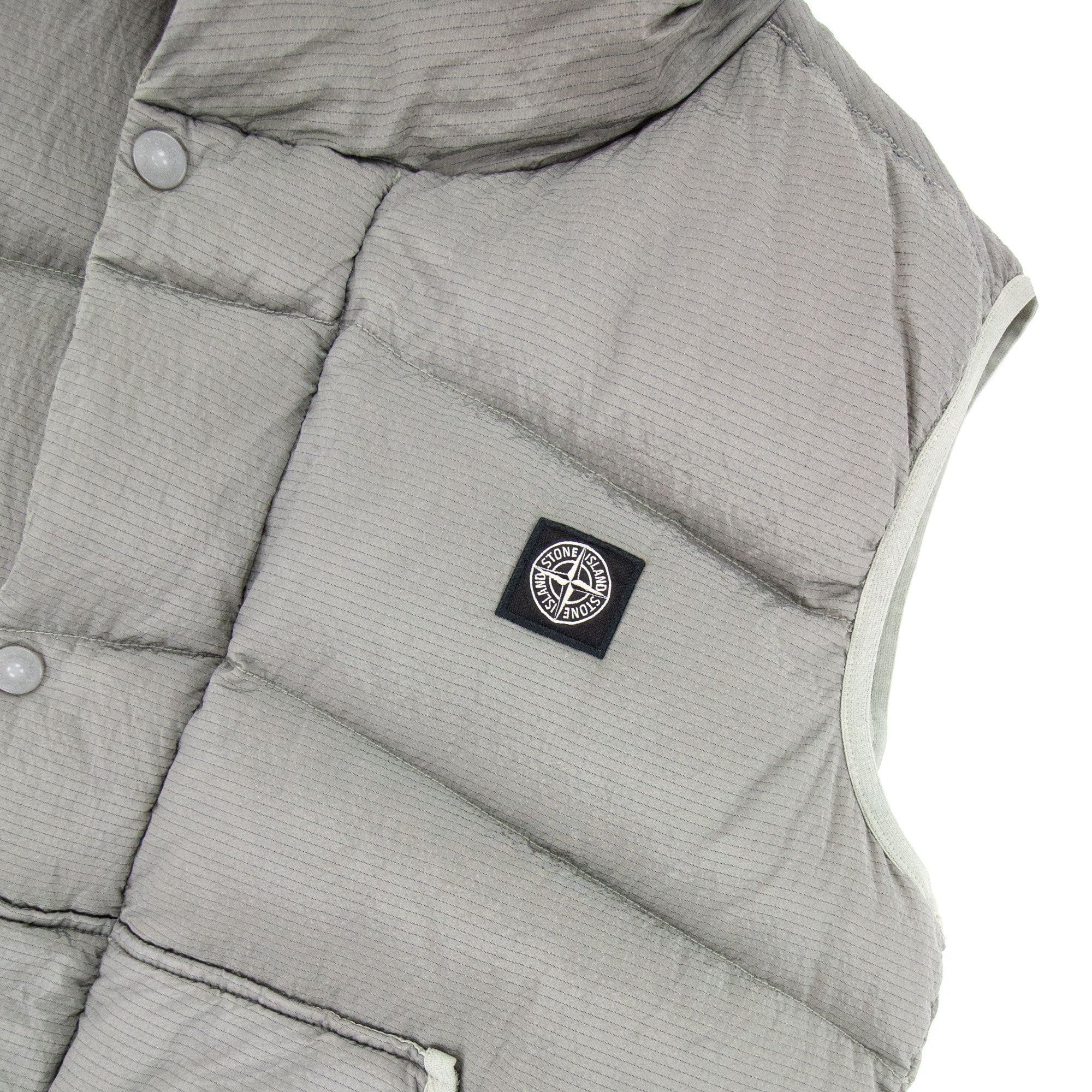 Stone Island Nylon Metal Ripstop Down Vest Grey | ONU – Onu
