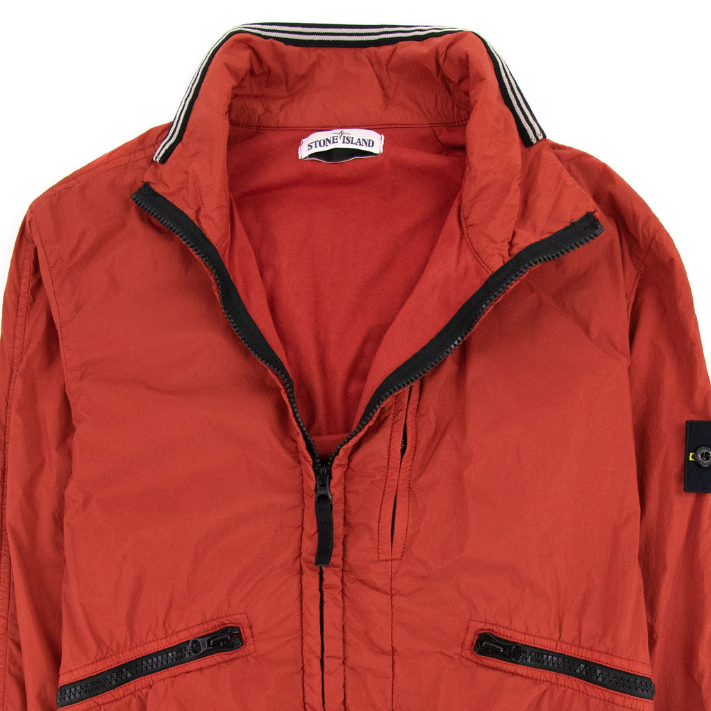 Stone Island Garment Dyed Crinkle Reps Jacket Red V0015