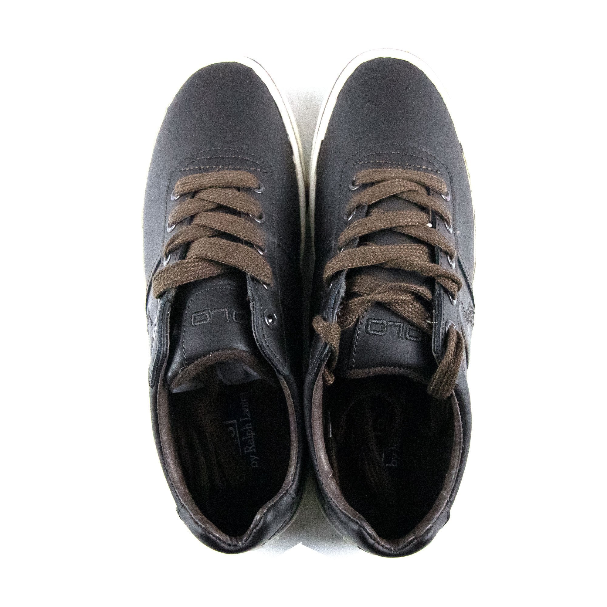 Polo Ralph Lauren Hanford Low Trainers Dark Brown