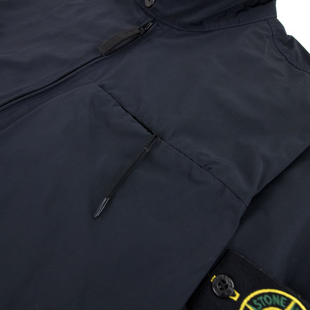 Stone Island Micro Reps Biker Jacket Navy