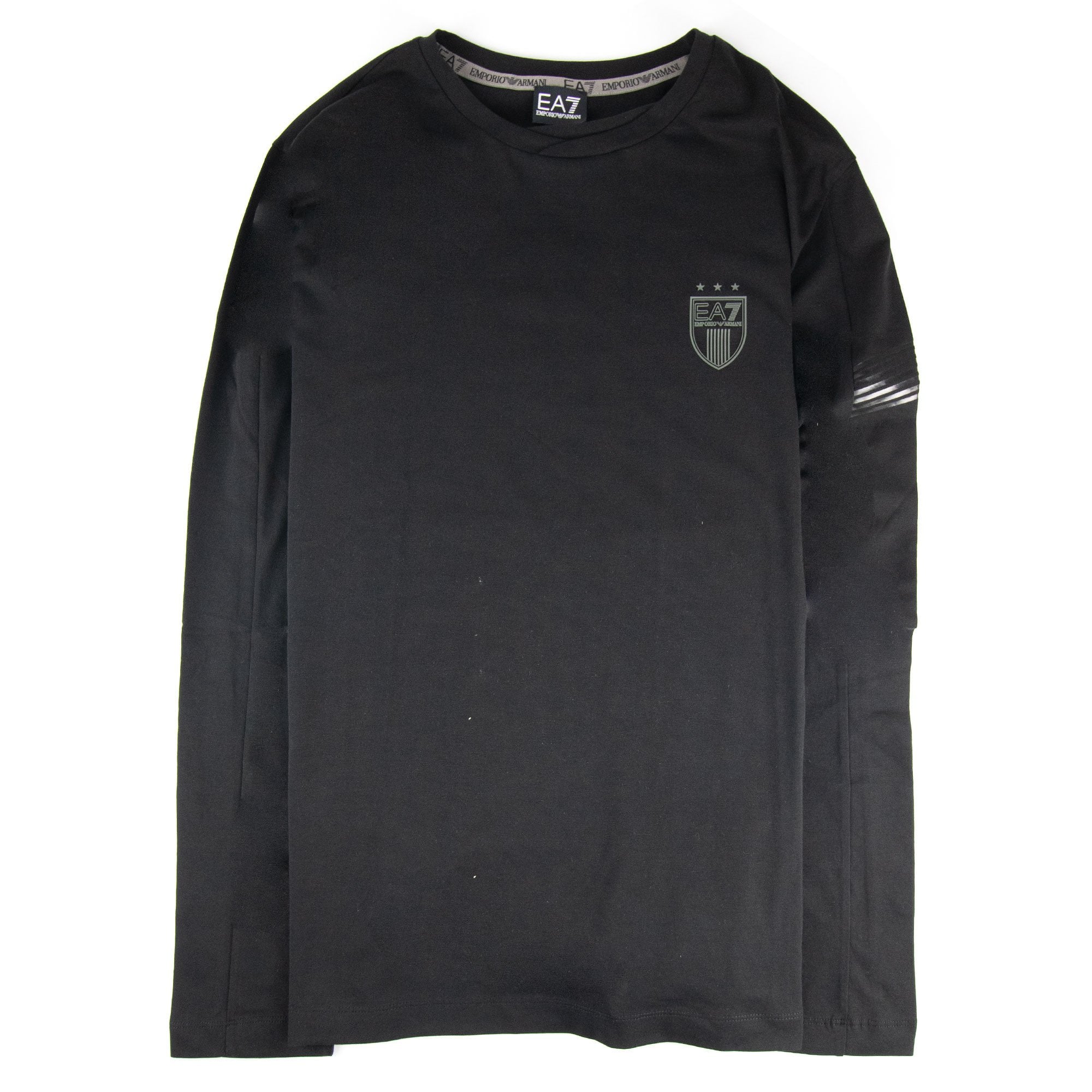 Ea7 Train Soccer M L/s T Shirt Black