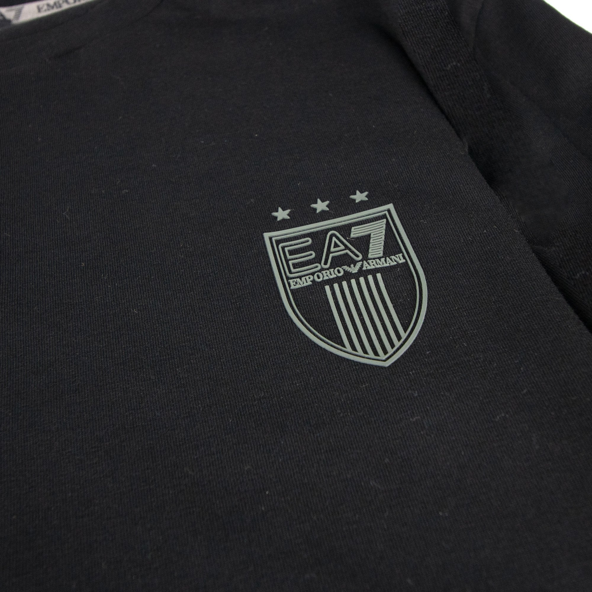 Ea7 Train Soccer M L/s T Shirt Black
