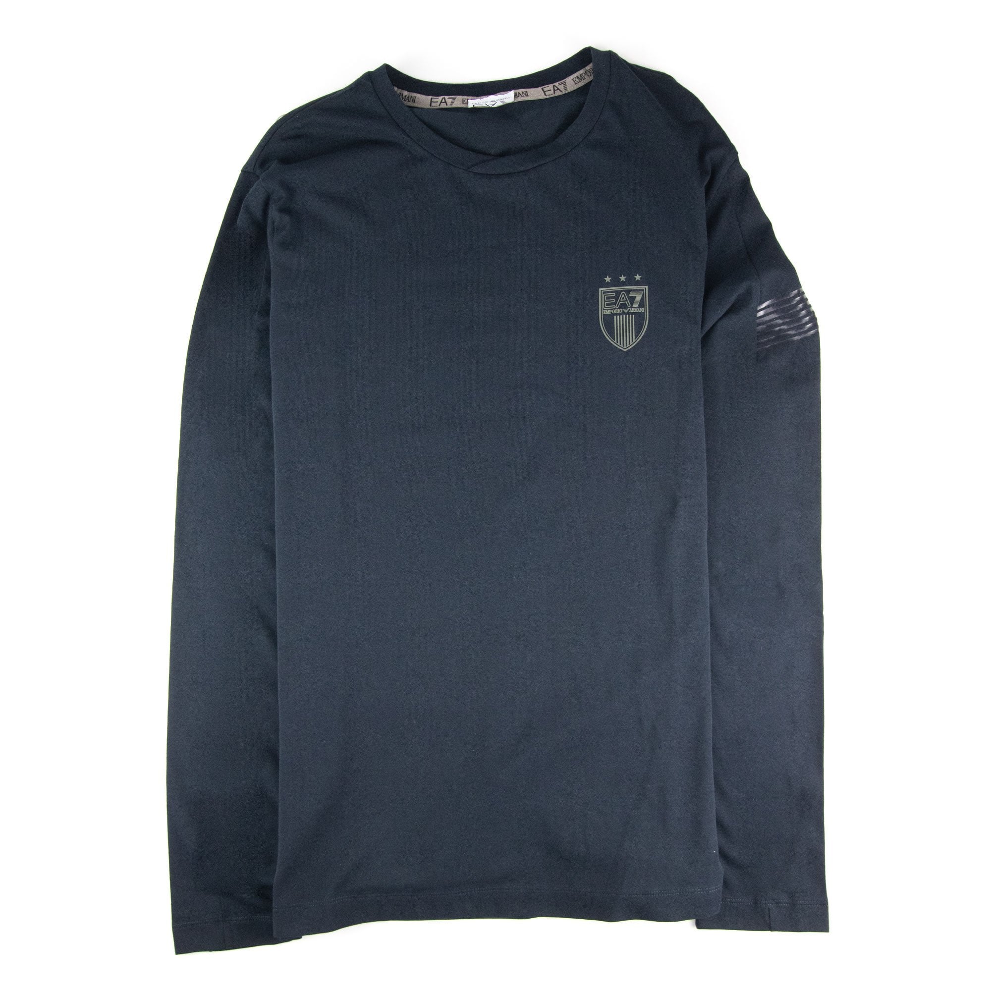 Ea7 Train Soccer M L/s T Shirt Darkslate