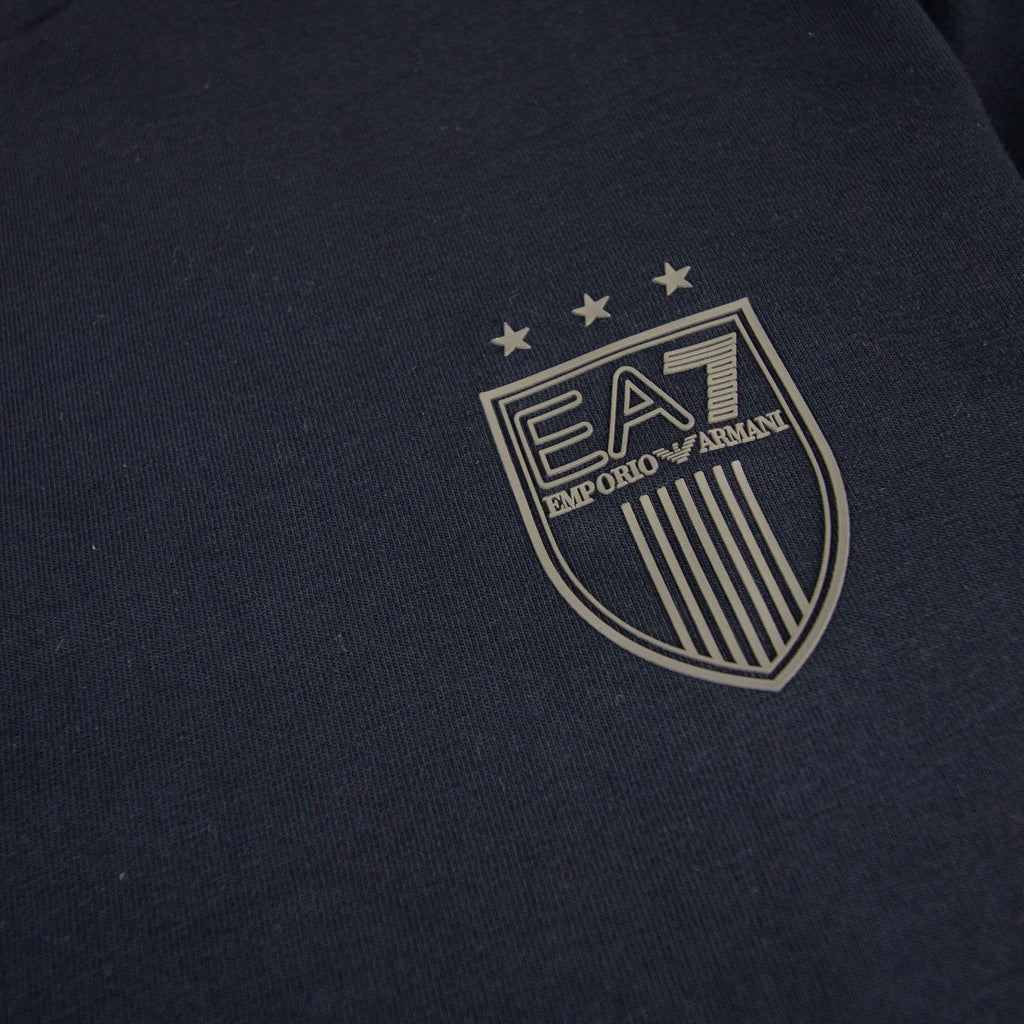 Ea7 Train Soccer M L/s T Shirt Darkslate