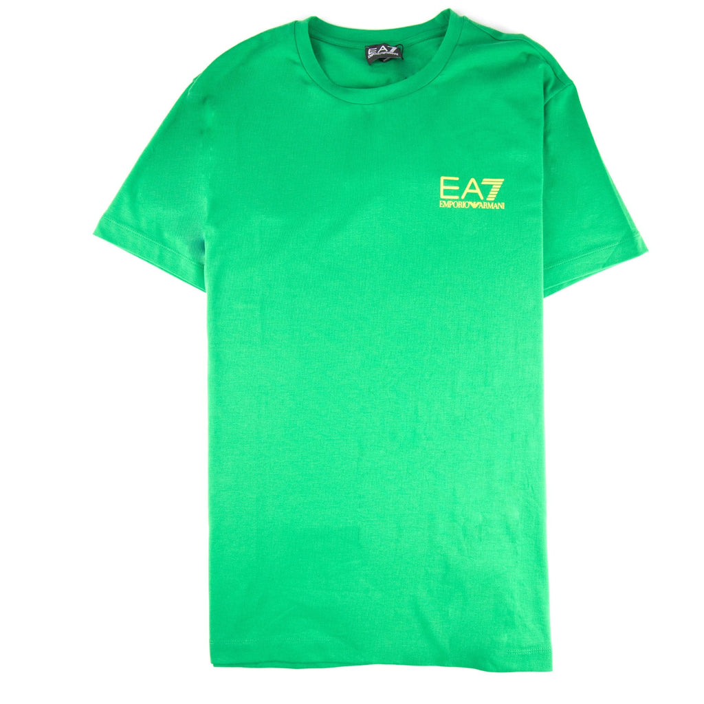 Ea7 Train Olympics Logo T Shirt Seafoam